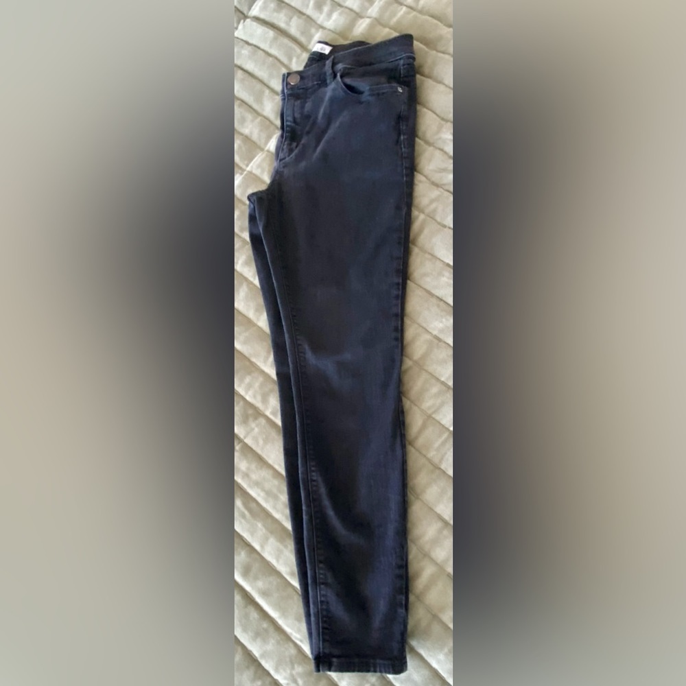 Ann Taylor Loft Faded Black Stretch Jean Legging Size 10/30
